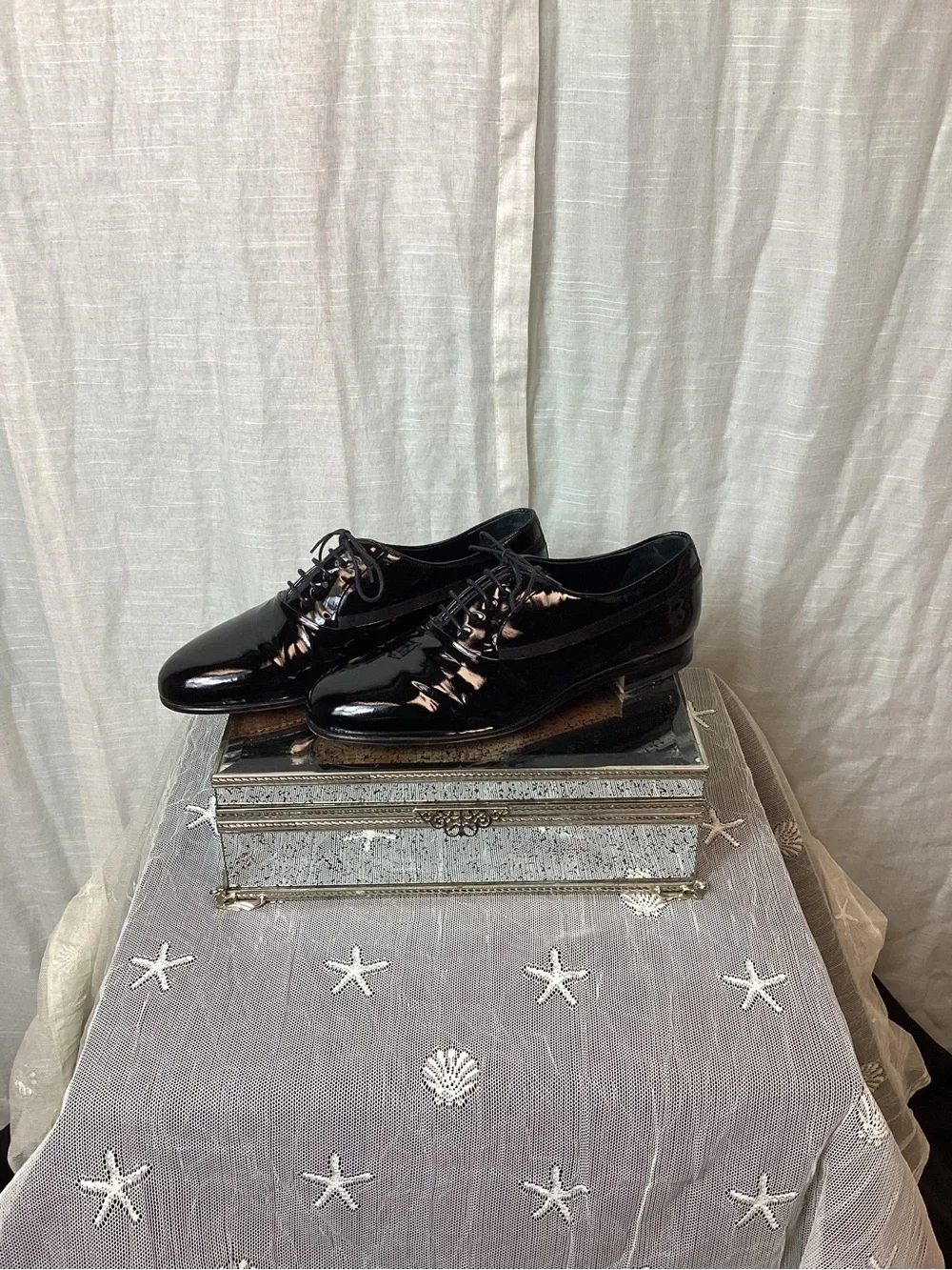 Peter Huber “Glance” Formal Oxfords; Size: 8W